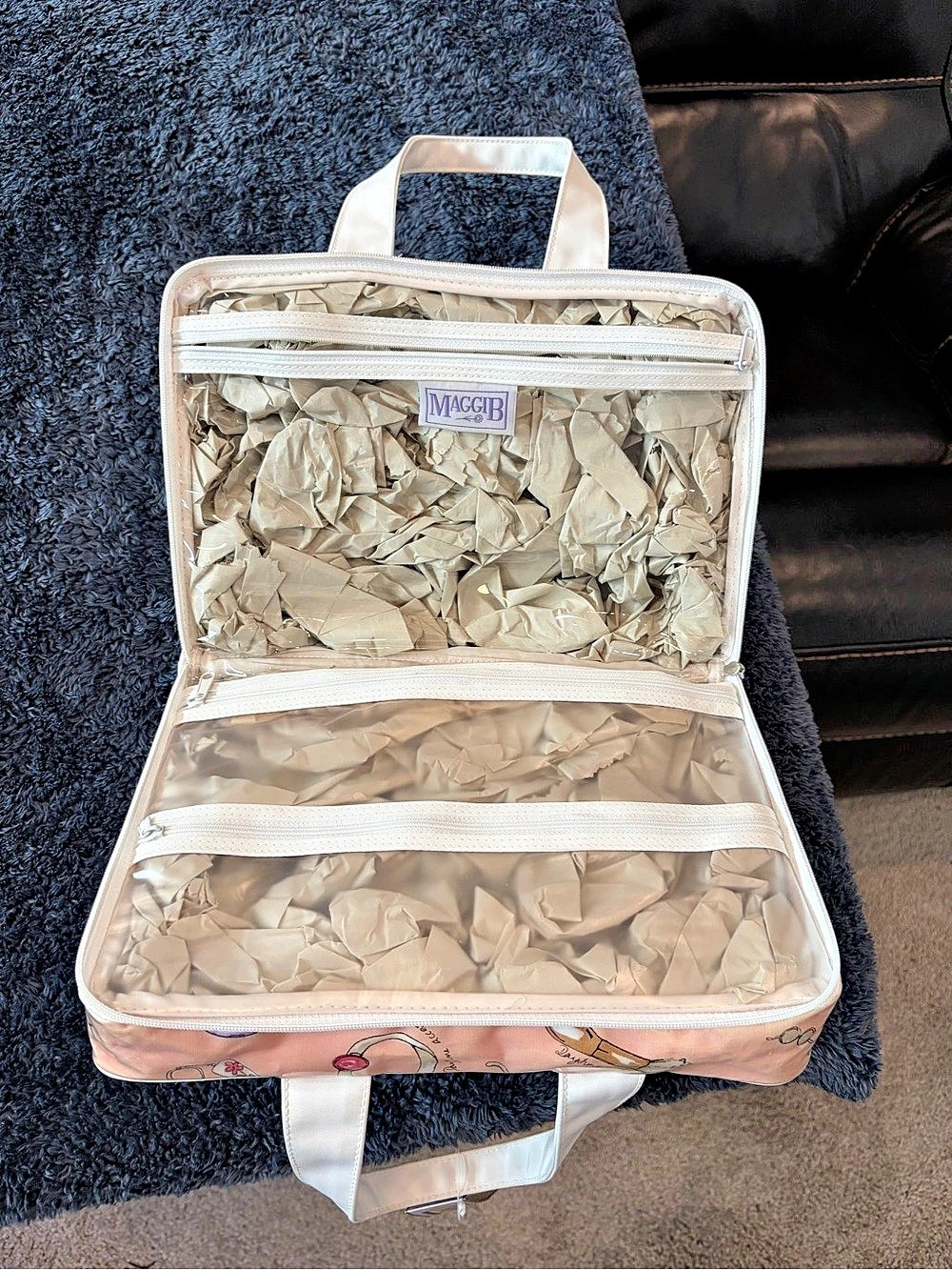 MaggieB Large Traveller Pink Travel Bag NWT